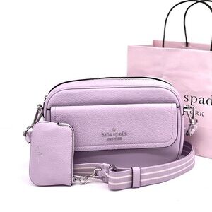 Kate Spade Rosie Pebbled Leather
Small Flap Crossbody Camera Bag
Violet